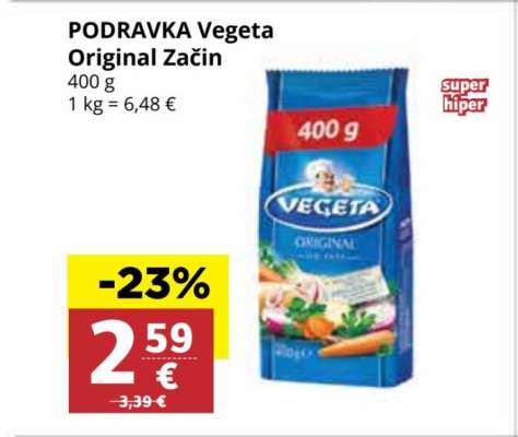 PODRAVKA Vegeta Original Začin