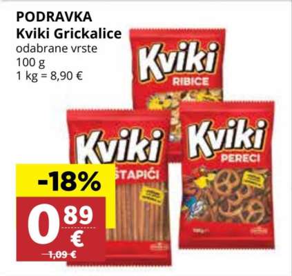 PODRAVKA Kviki Grickalice