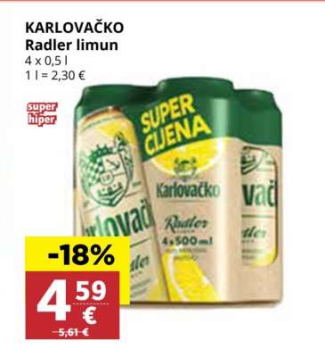 KARLOVAČKO RADLER LIMUN