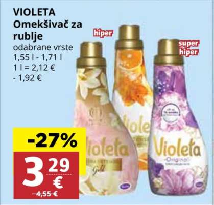 VIOLETA OMEKŠIVAĆ ZA RUBLJE