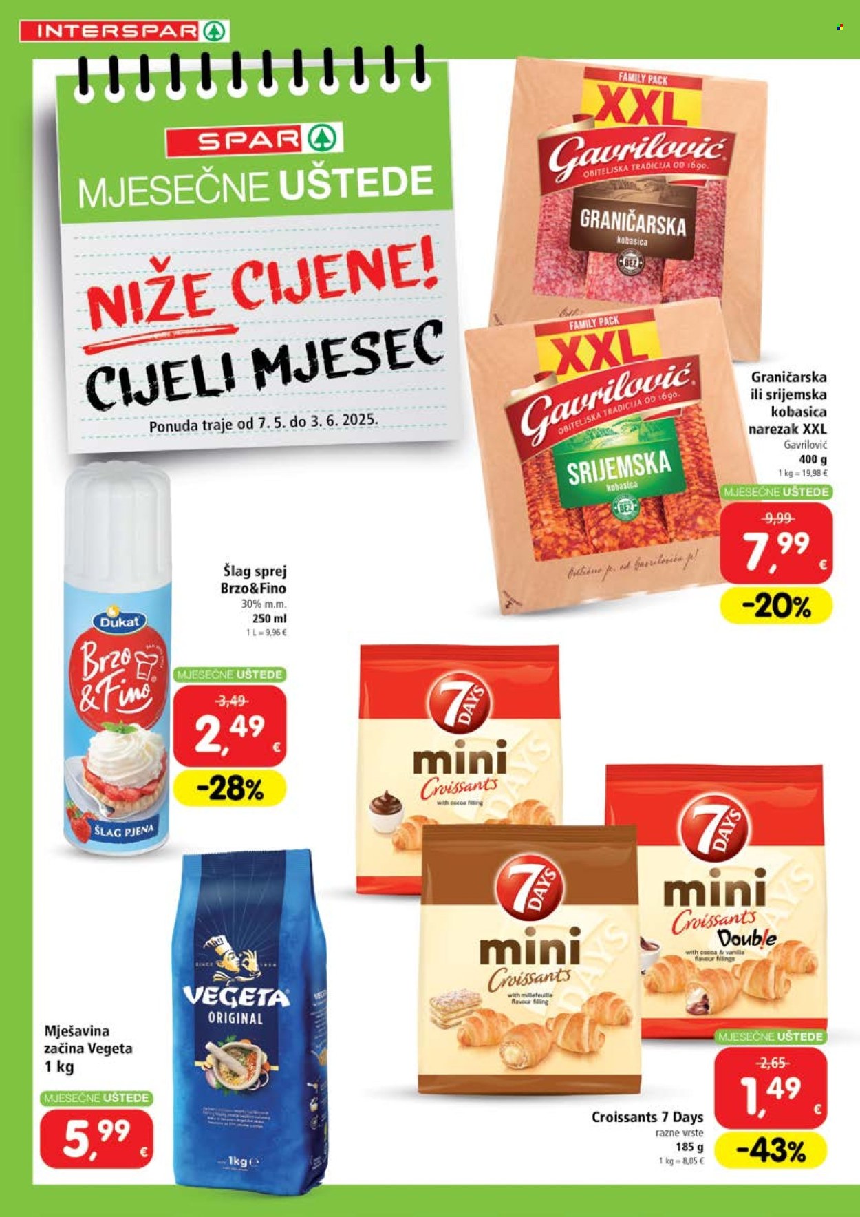 INTERSPAR katalog - 07.05.2025. - 03.06.2025.