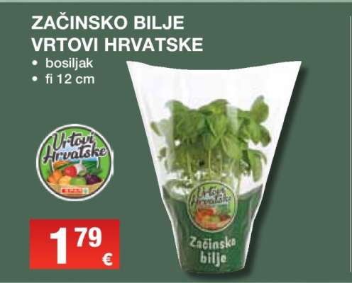 ZačinSko bilje vrtovi HrvatSke
