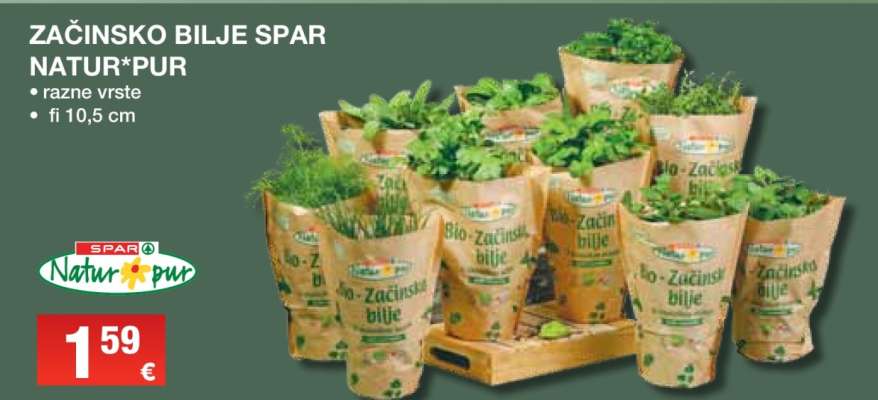 Začinsko bilje SPAR Natur pur