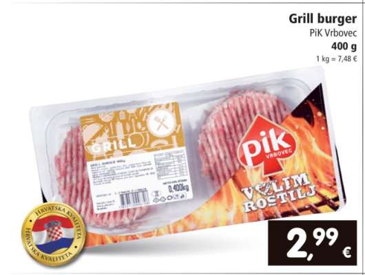 Grill burger