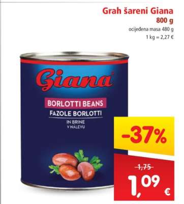 Grah šareni Giana