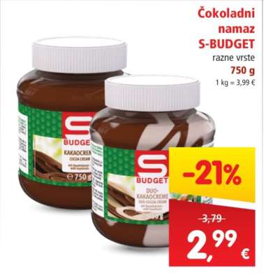 Čokoladni namaz S-BUDGET