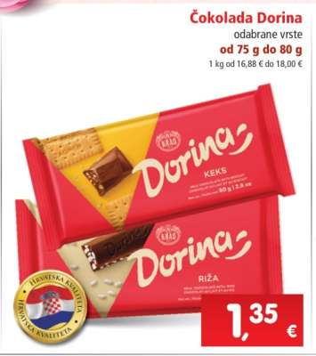 Čokolada Dorina