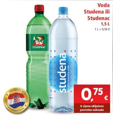 Voda Studena ili Studenac 1,5 L