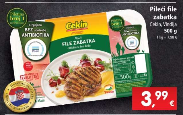 Pileći file zabatka