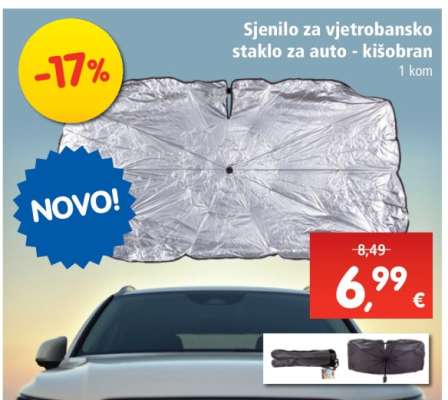 Sjenilo za vjetrobransko staklo za auto - kišobran