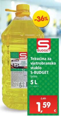 Tekućina za vjetrobransko staklo S-BUDGET