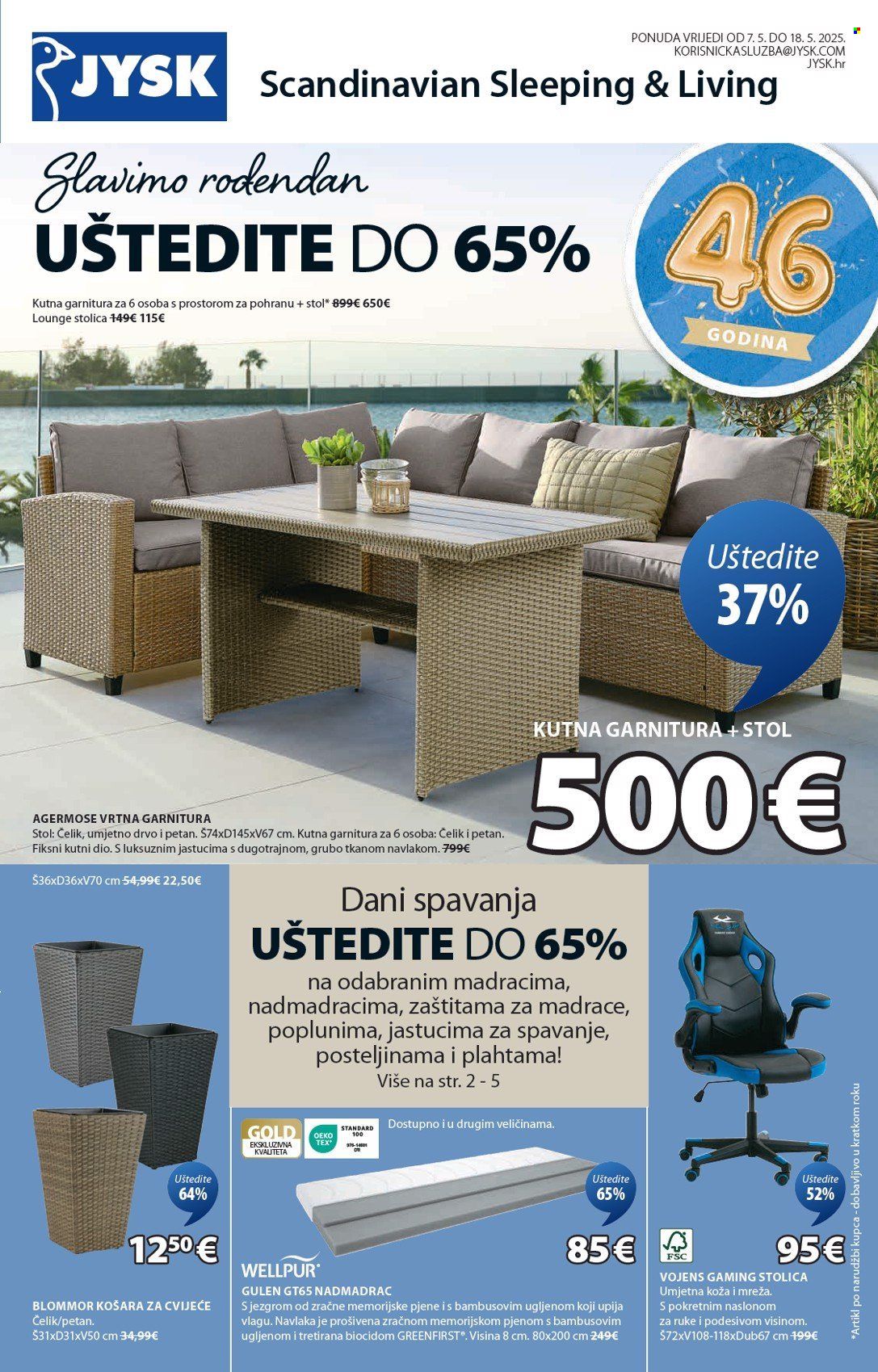 JYSK katalog - 07.05.2025. - 18.05.2025.