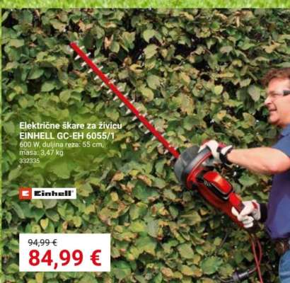 Električne škare za živicu EINHELL GC-EH 6055/1