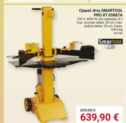 Cjepač drva SMARTOOL PRO 8T 65887A