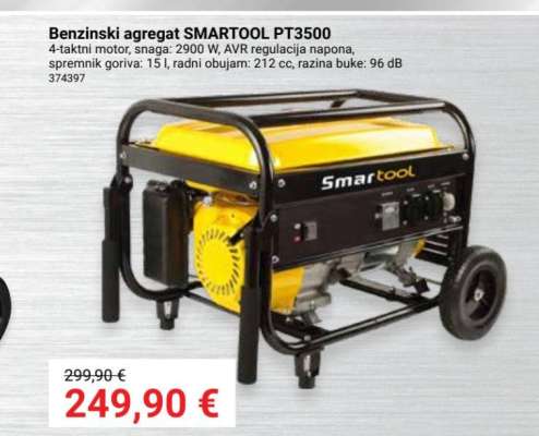 Benzinski agregat SMARTOOL PT3500