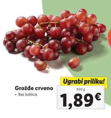 GROŽĐE CRVENO
