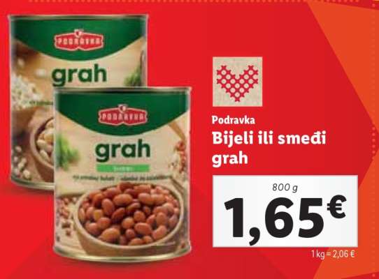 Bijeli ili smeđi grah