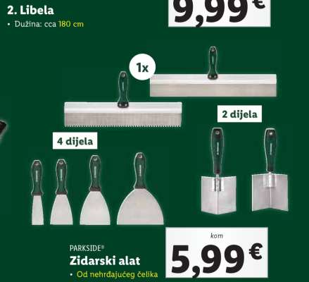 PARKSIDE Zidarski alat