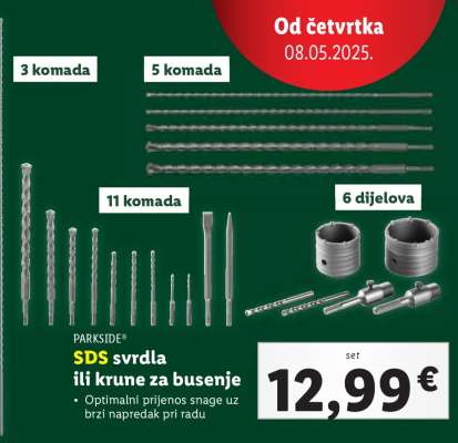 SDS svrdla ili krune za busenje