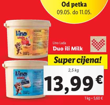 Lino Lada Duo ili milk