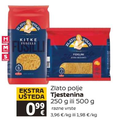 ZLATO POLJE TJESTENINA
