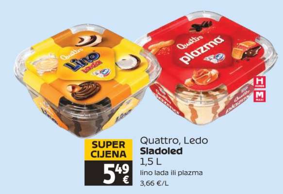 Quattro, Ledo Sladoled