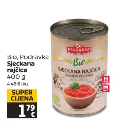 Bio, Podravka Sjeckana rajčica