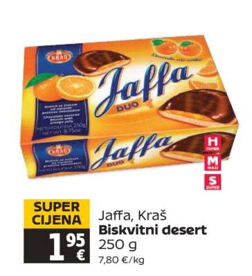 Jaffa, Kraš Biskvitni desert