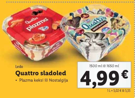 QUATTRO SLADOLED
