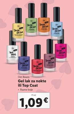 Gel lak za nokte ili Top Coat