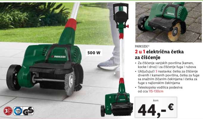 2 u 1 električna četka za čišćenje