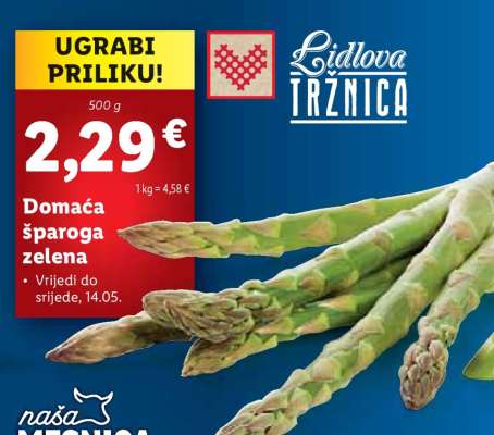 Domaća šparoga zelena