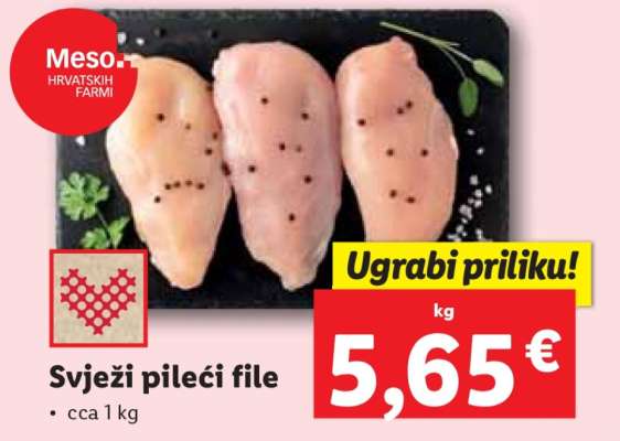 Svježi pileći file