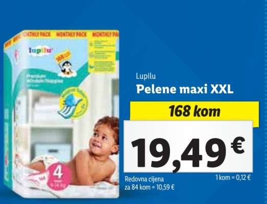Lupilu Pelene maxi XXL