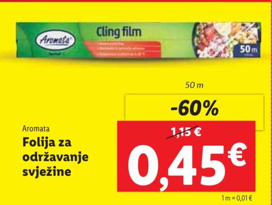 Folija za održavanje svježine