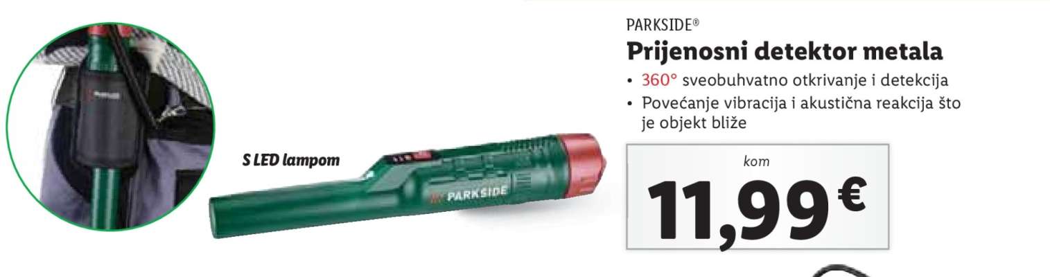 Prijenosni detektor metala