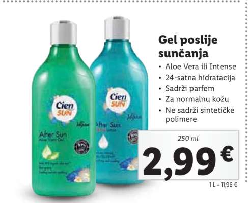 Gel poslije sunčanja