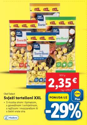 Svježi tortelloni XXL