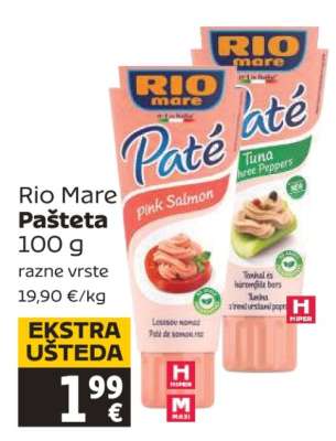 RIO MARE Pašteta