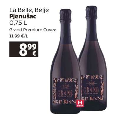 La Belle, Belje Pjenušac