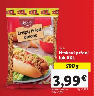 Hrskavi prženi luk XXL