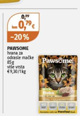 PAWSOME hrana za odrasle mačke