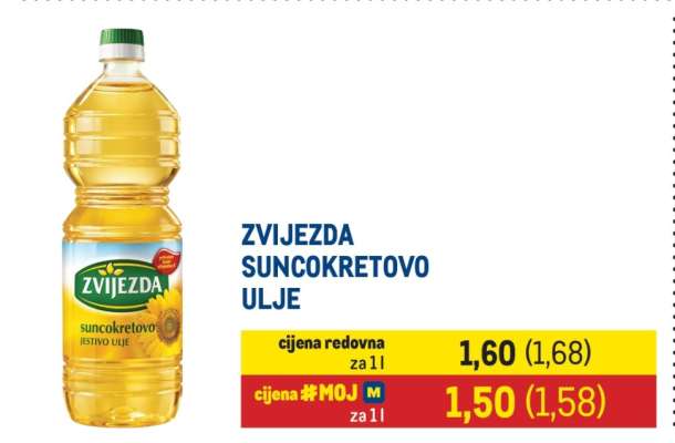 ZVIJEZDA SUNCOKRETOVO ULJE