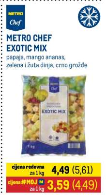 METRO CHEF EXOTIC MIX