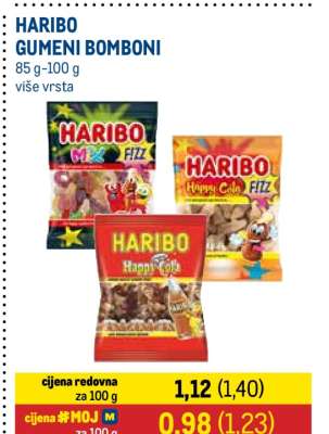 HARIBO GUMENI BOMBONI