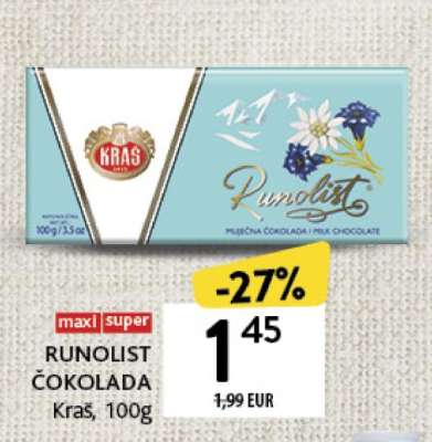 Runolist čokolada