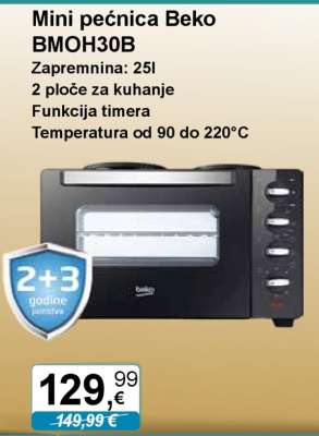 Mini pećnica Beko BMOH30B