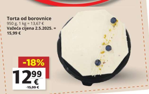 Torta od borovnice