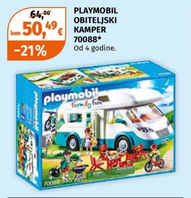PLAYMOBIL OBITELJSKI KAMPER 70088