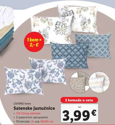 Satenske jastučnice